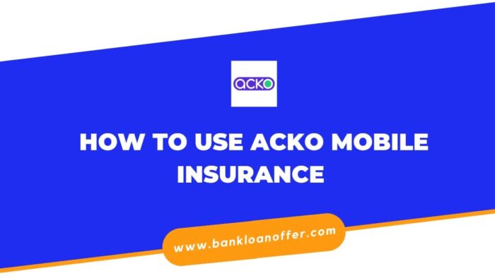 acko mobile insurance